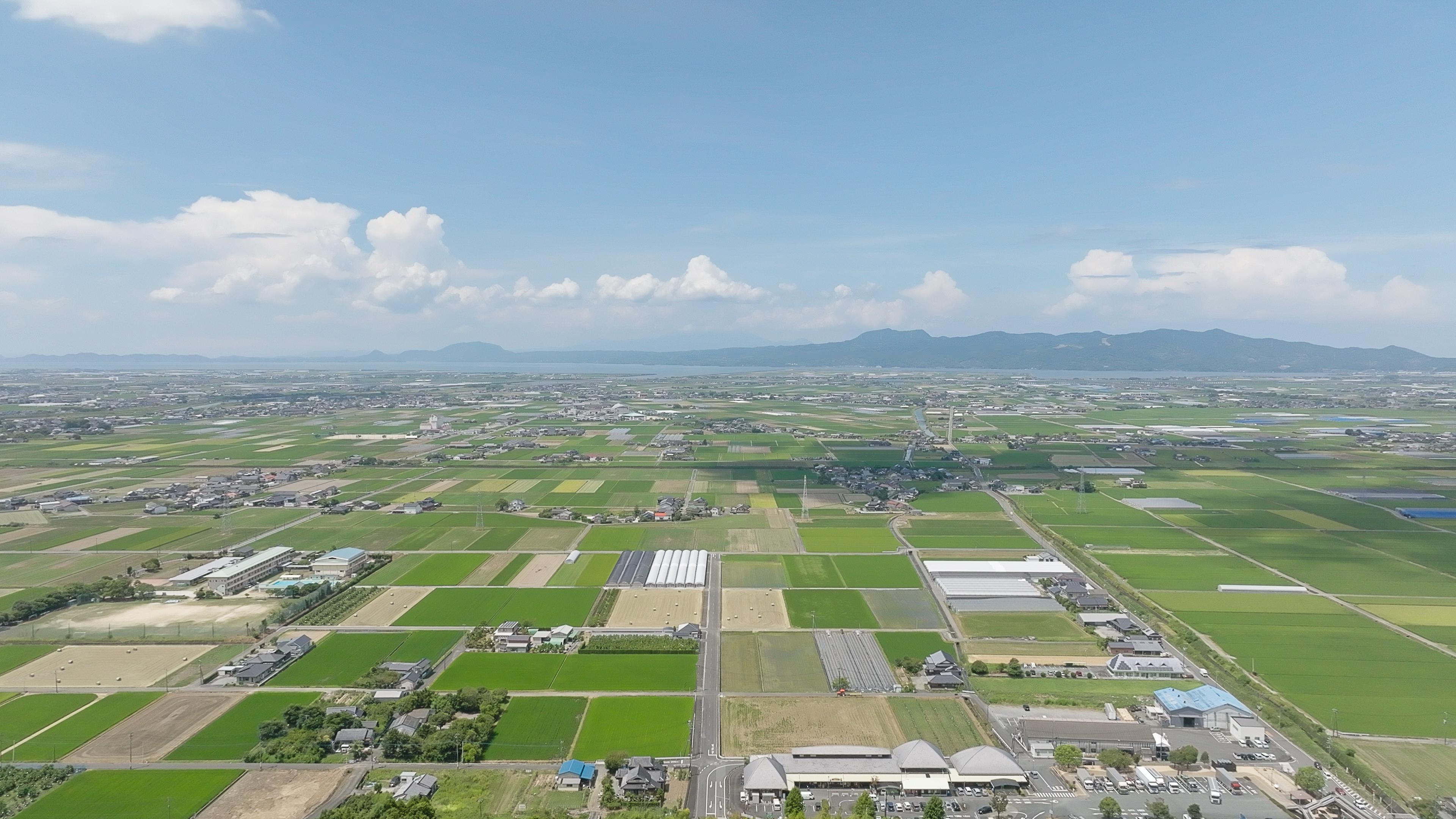 ドローン風景（道の駅周辺）