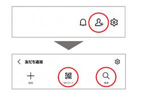 ライン友だち登録手順